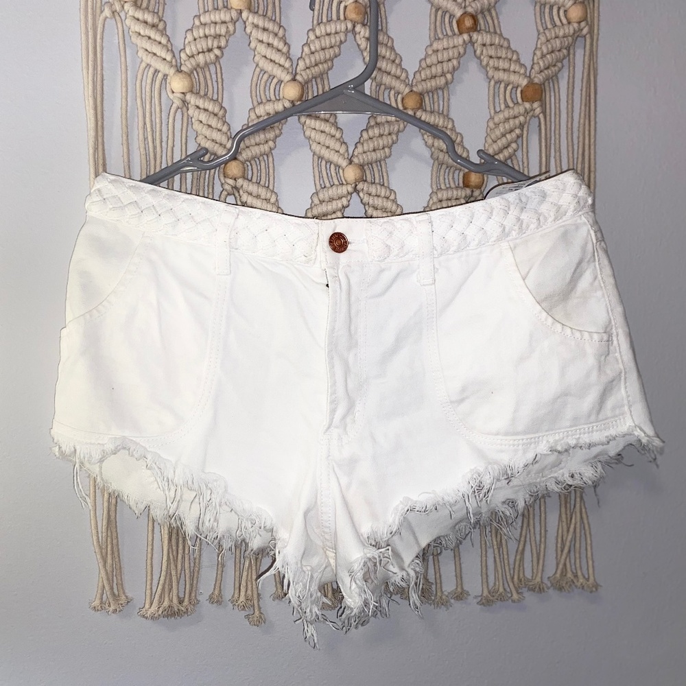🔹2 for 30🔹 White High Rise Shorts